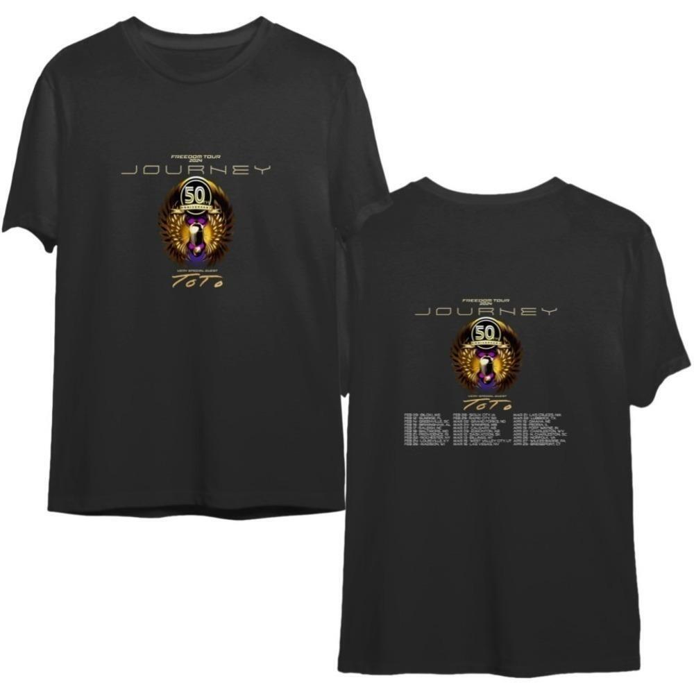 Journey  Tour Shirt, Journey Freedom Tour 2 Sided